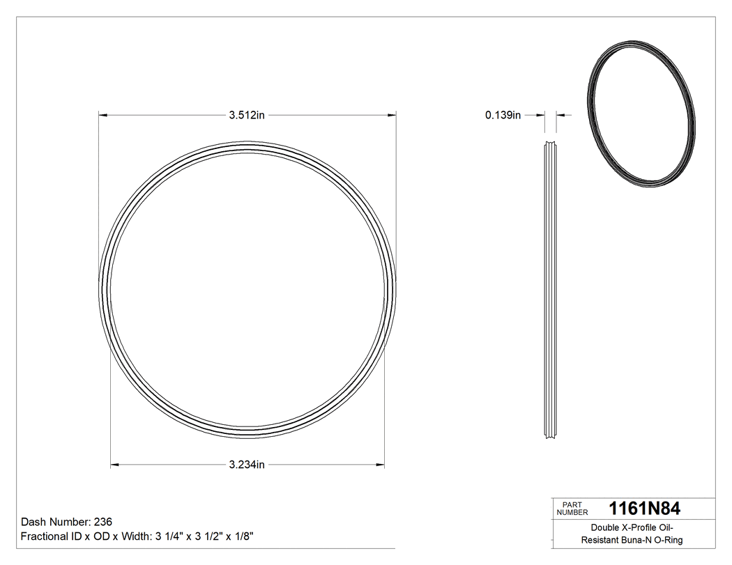 Technical drawing - 1161N84